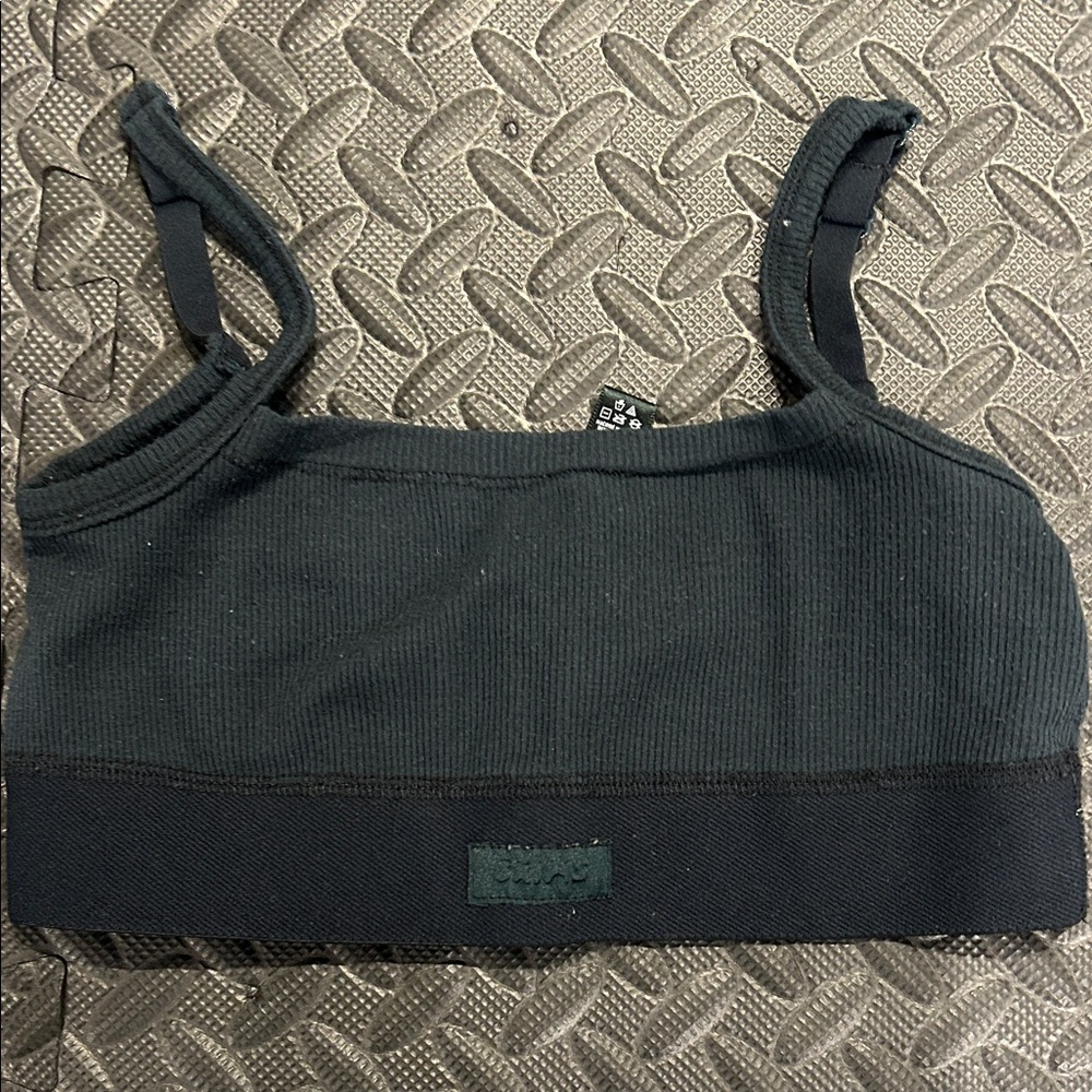 Skims dark green bra top